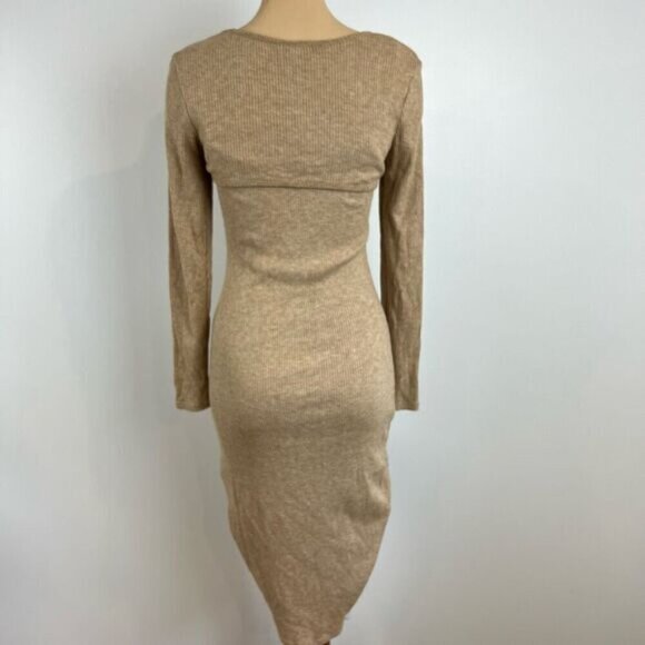 Wild Fable Women’s Medium 2 Piece Dress Set Cropped Long Sleeve Top With Dress - Picture 9 of 11